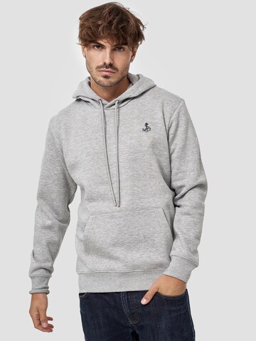 Mikon Sweatshirt 'Anker' in Grau