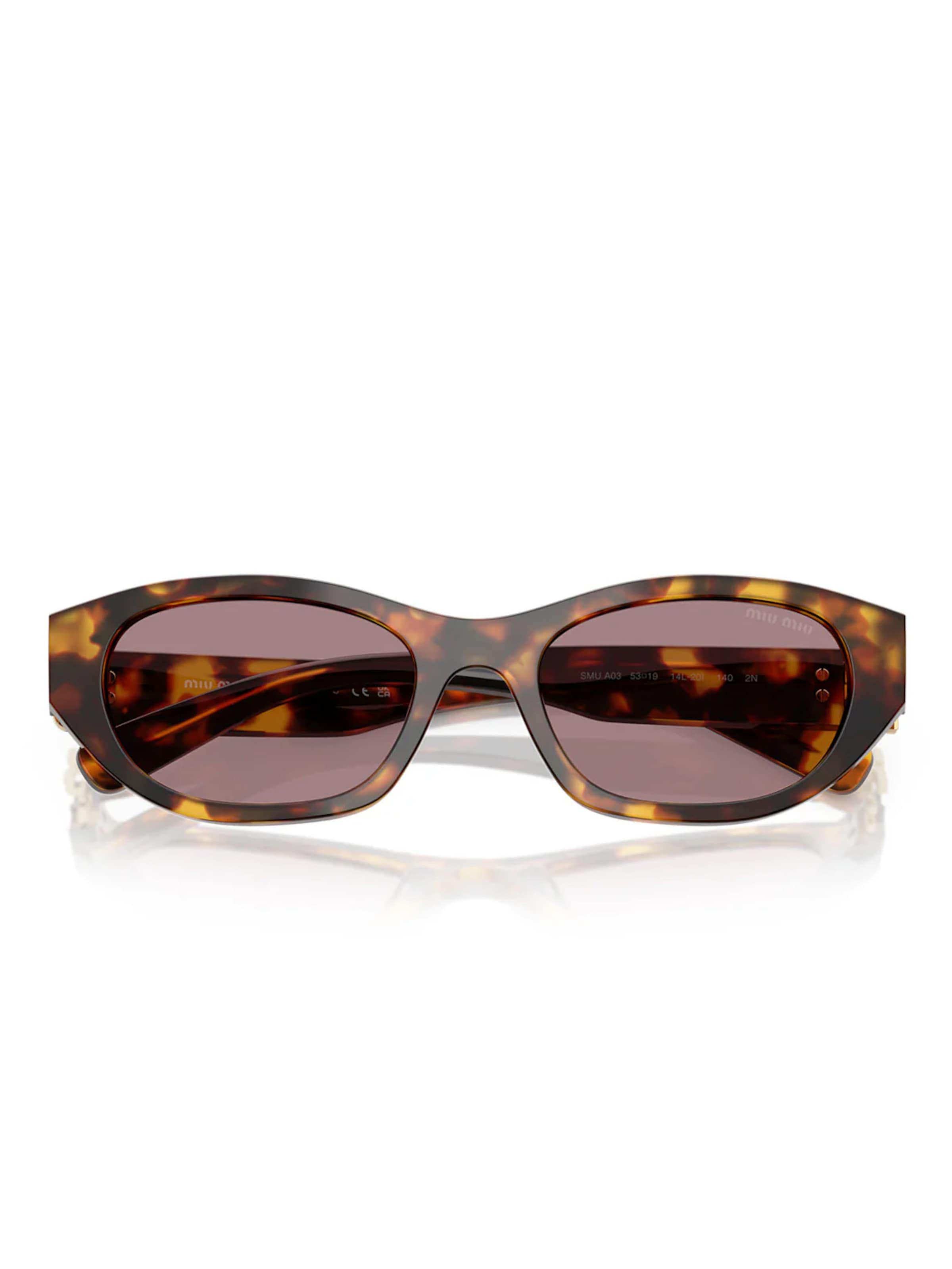Lunettes de soleil 'MUA03S 14L20I' Miu Miu en marron