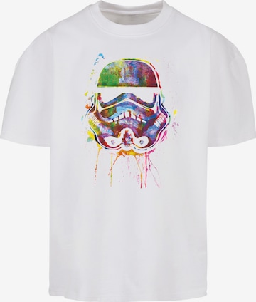F4NT4STIC Shirt 'Stormtrooper Paint Splats' in White: front