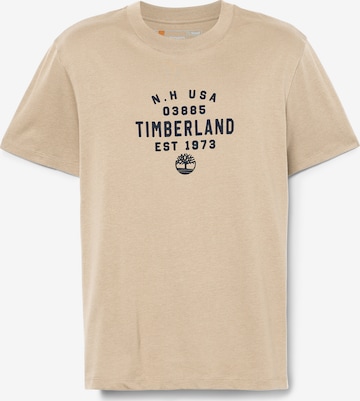 TIMBERLAND Tričko – hnědá: přední strana