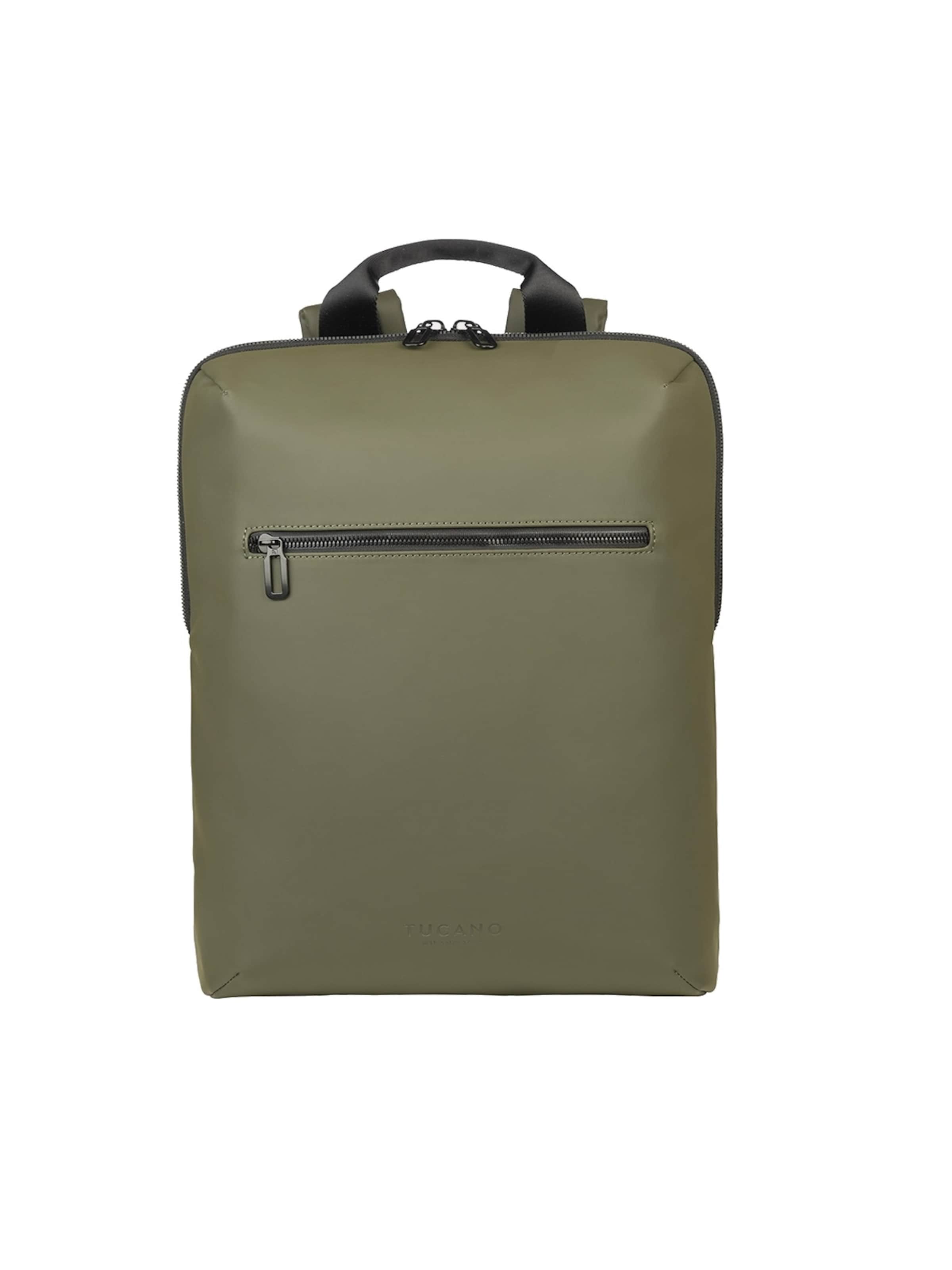 Zaino 'BKGOM15' di TUCANO in verde: frontale