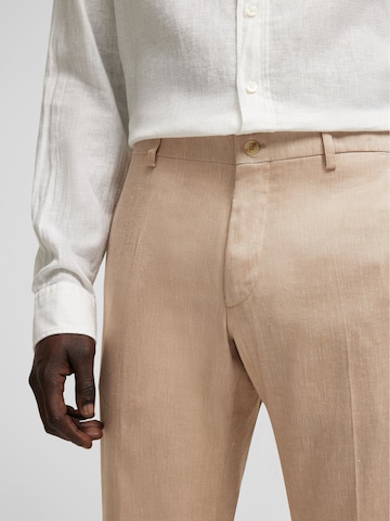 Regular Pantalon à plis HECHTER PARIS en marron