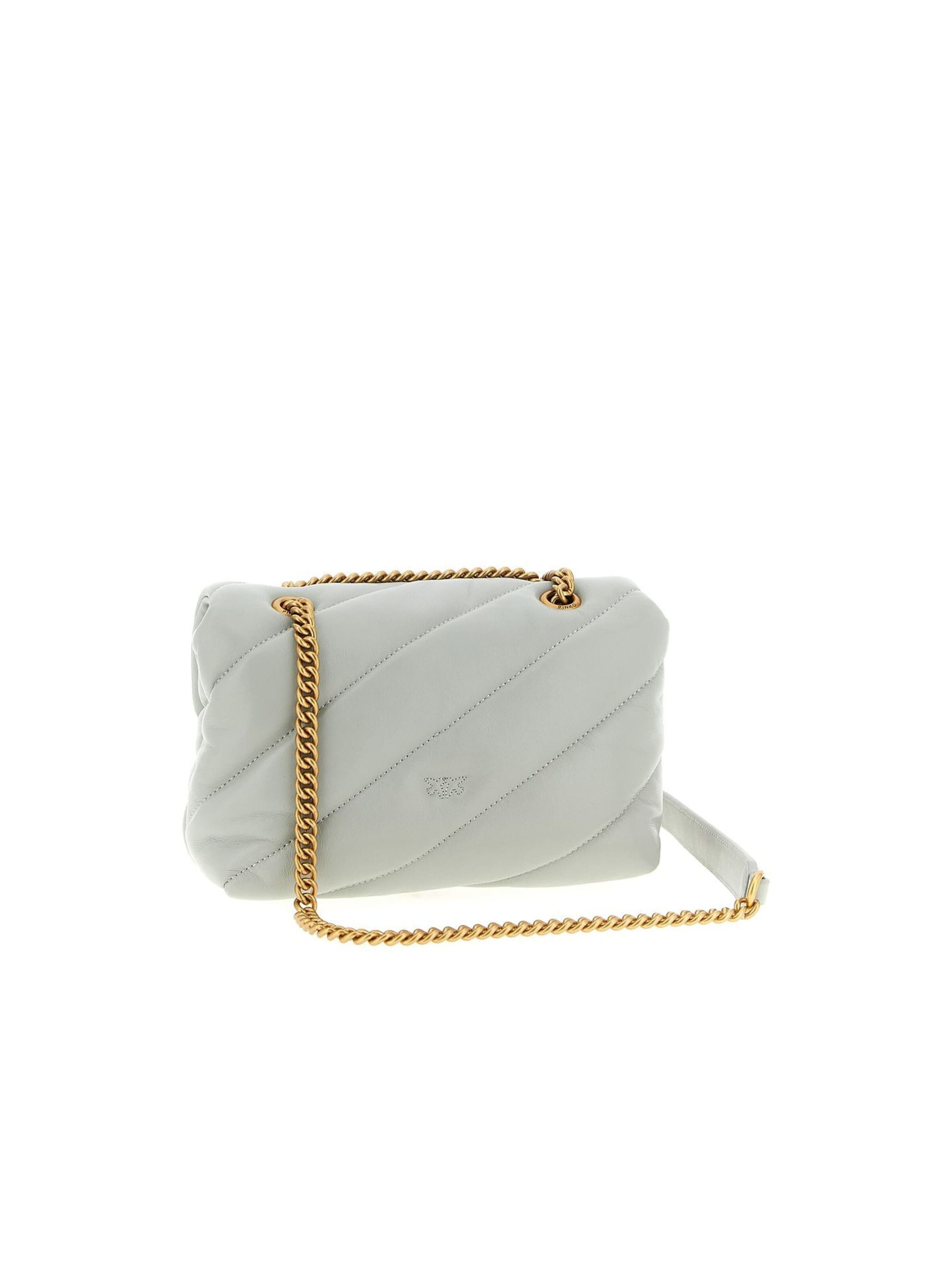 PINKO Crossbody bag 'Mini Love Puff Crossbody Bag' in Grey