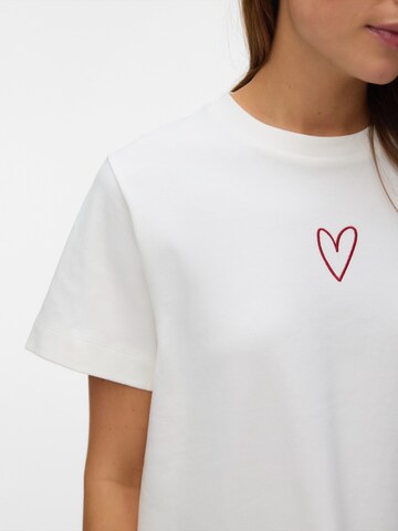 T-shirt 'VMSara Mette' VERO MODA en blanc