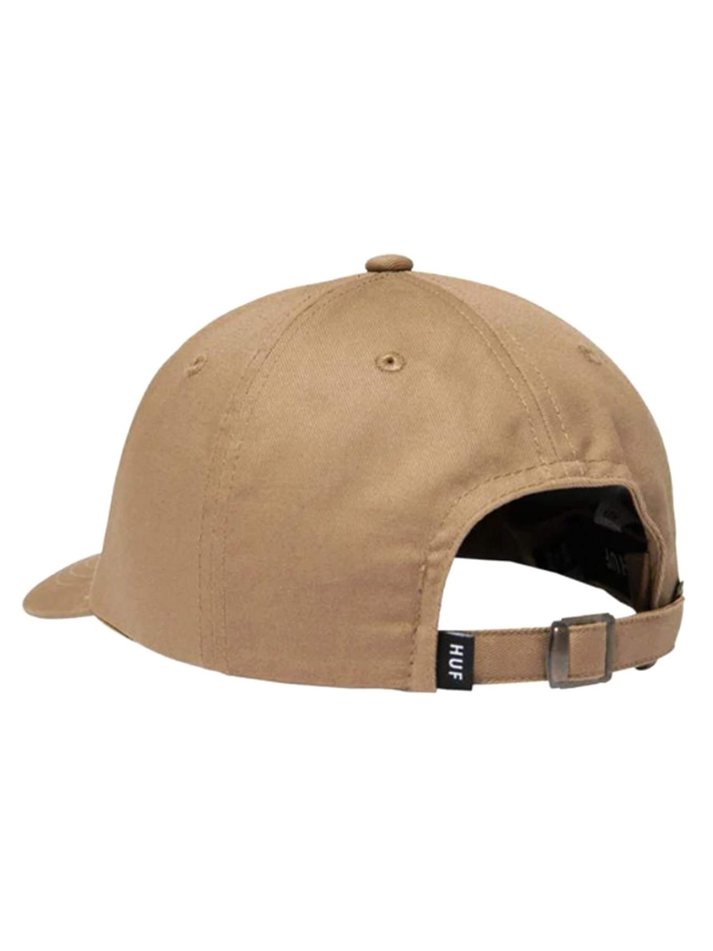 HUF Czapka z daszkiem 'Set OG CV 6 panel Hat Stone' w kolorze brązowy