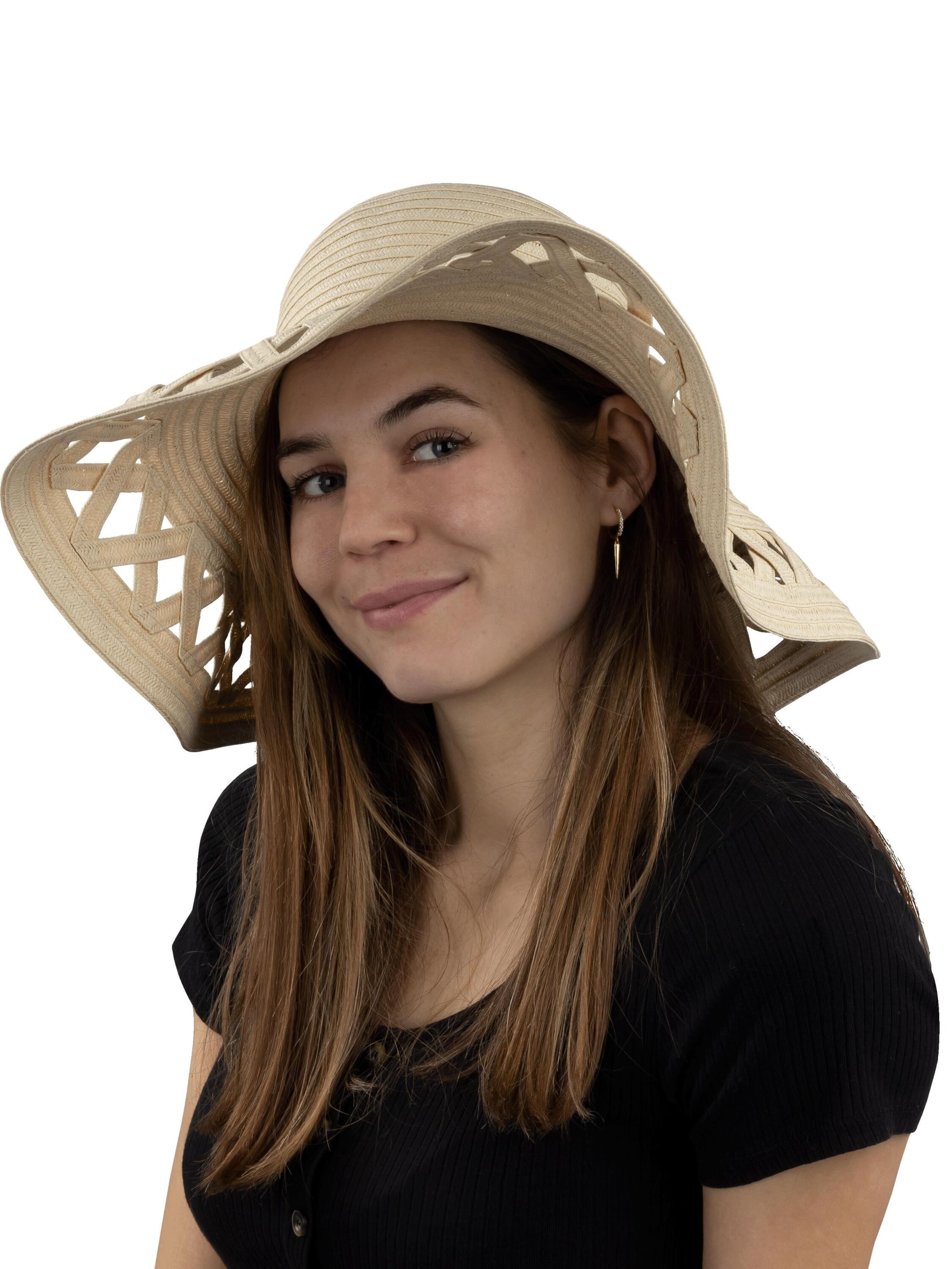 normani Hat 'Malang' in Beige: front