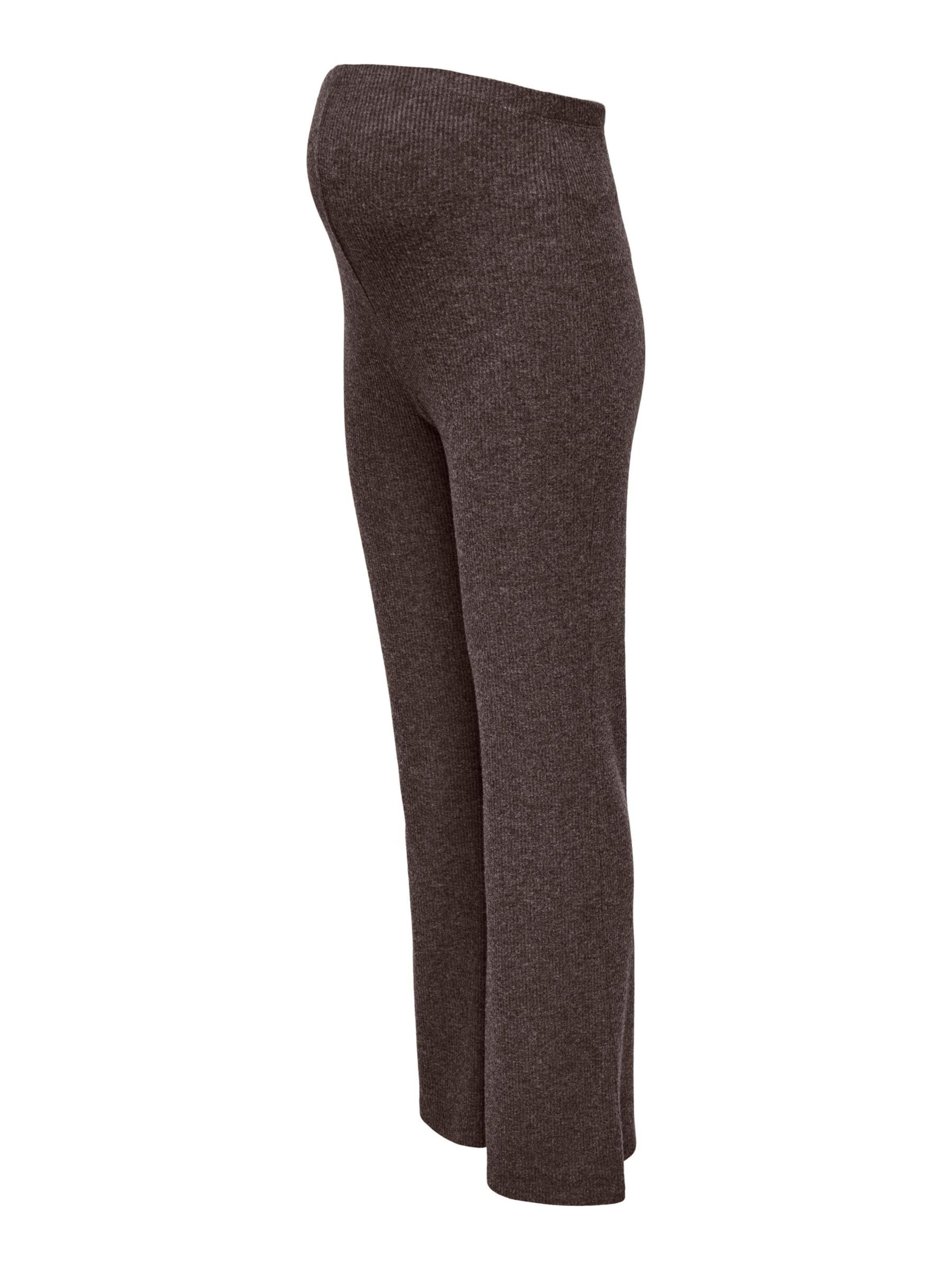 Only Maternity Regular Broek 'OLMHALLE' in Bruin