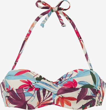 LASCANA Bandeau Bikinitoppi värissä beige: etupuoli