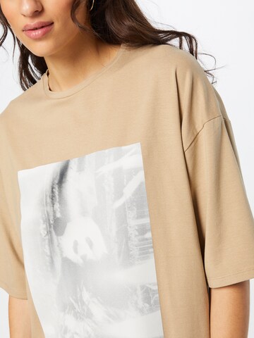 NU-IN T-Shirt 'Habitat' in Beige