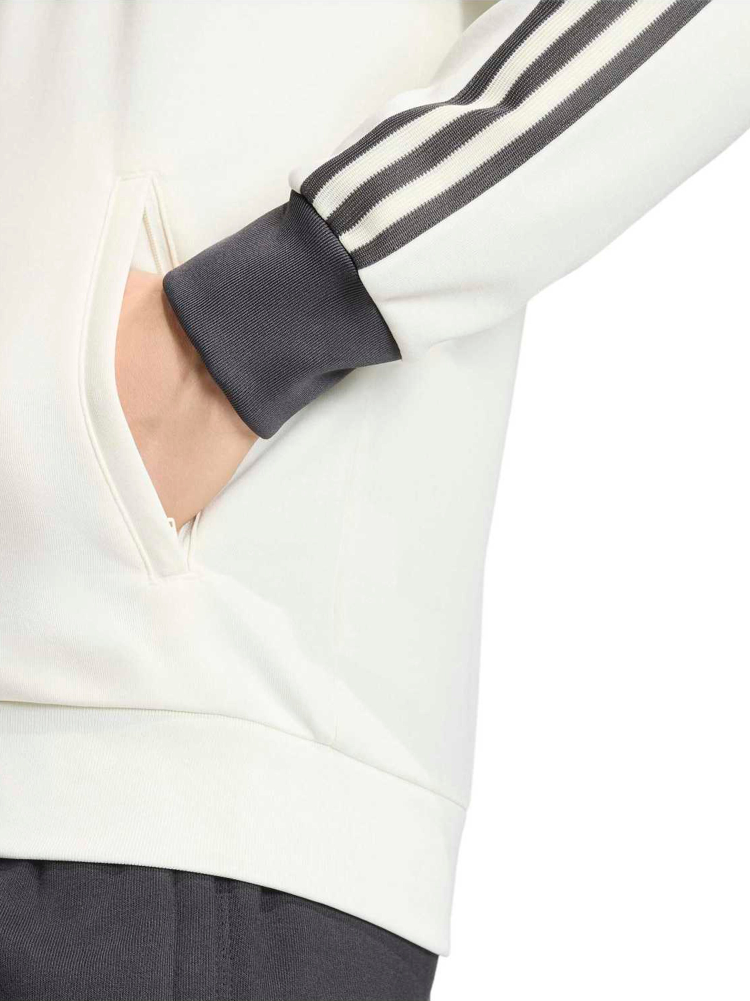 Bluză cu fermoar sport 'DFB' de la ADIDAS PERFORMANCE pe alb