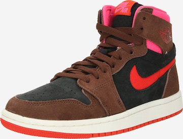 Jordan High-Top Sneakers 'Air 1 Zoom CMFT 2' in Brown: front