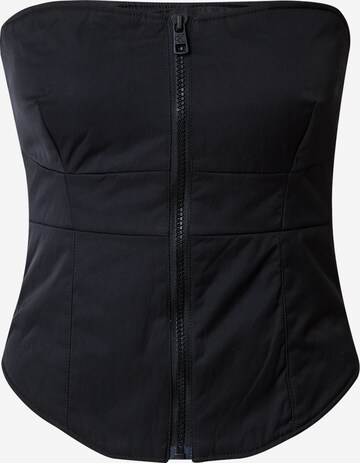 Top di Calvin Klein Jeans in nero: frontale