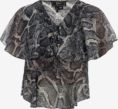 Camicia da donna faina di colore color fango / nero, Visualizzazione prodotti