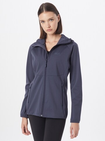 JACK WOLFSKIN Outdoor jacket 'Go Hike' in Grey: front