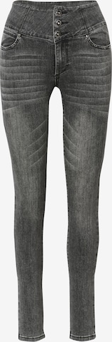 KOROSHI Skinny Jeans i grå: forside