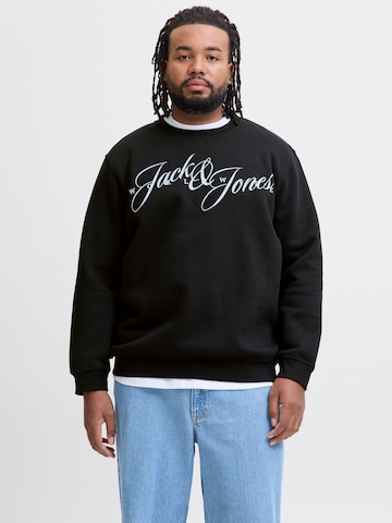JACK & JONES Sweatshirt in Zwart: voorkant