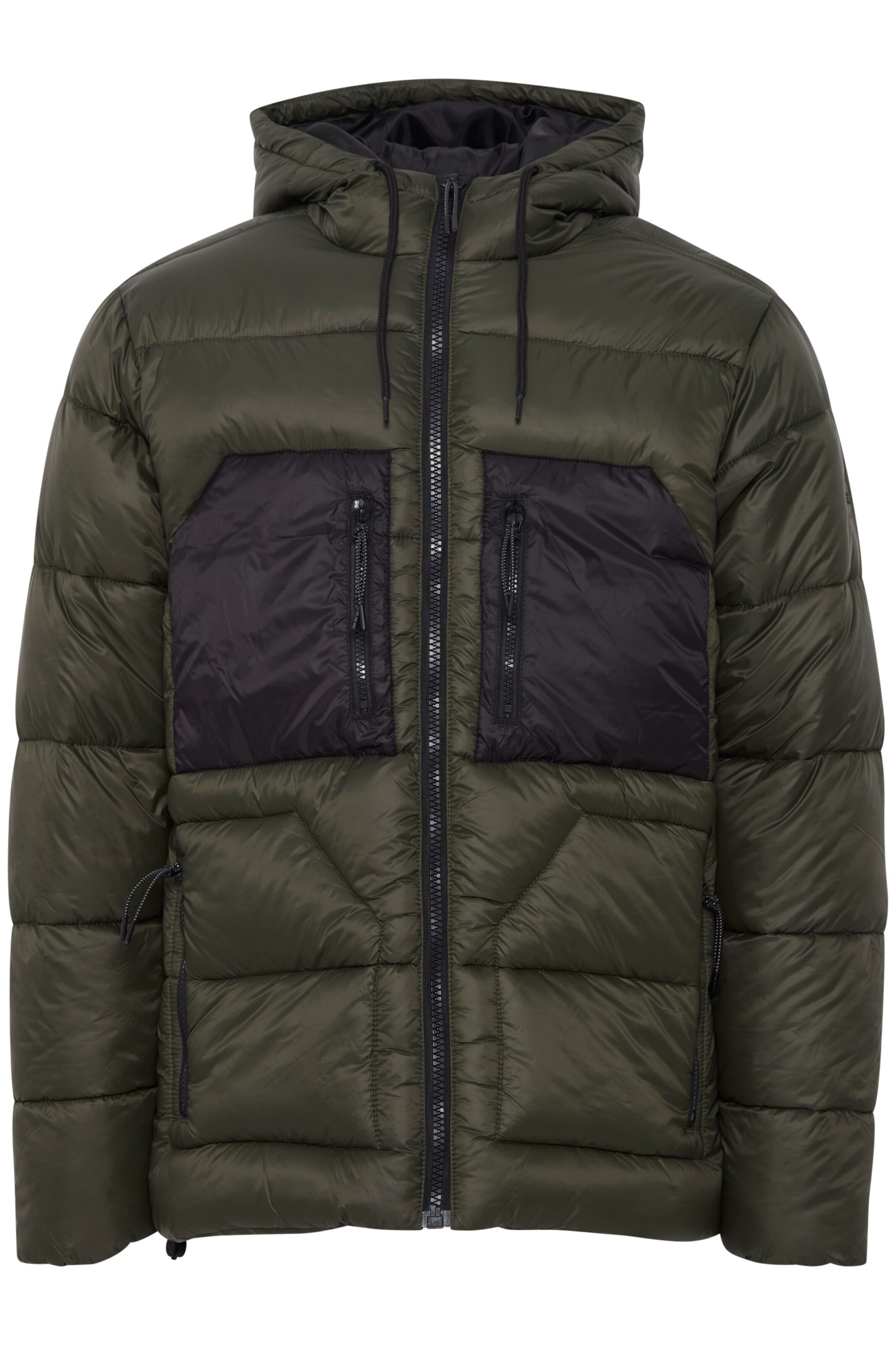 BLEND Functionele jas in Groen: voorkant