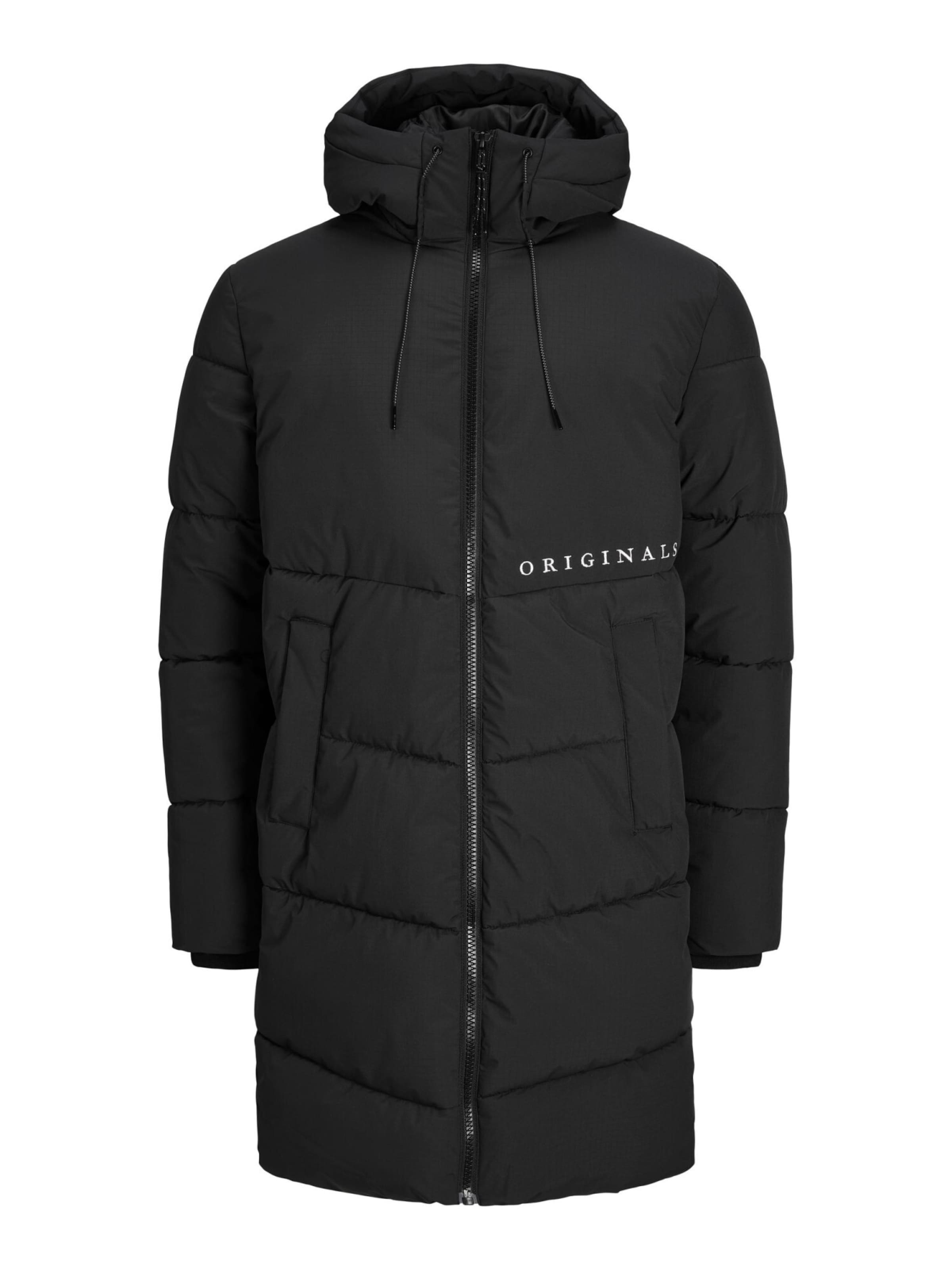 JACK & JONES Зимняя куртка 'Copenhagen' в Черный: спереди