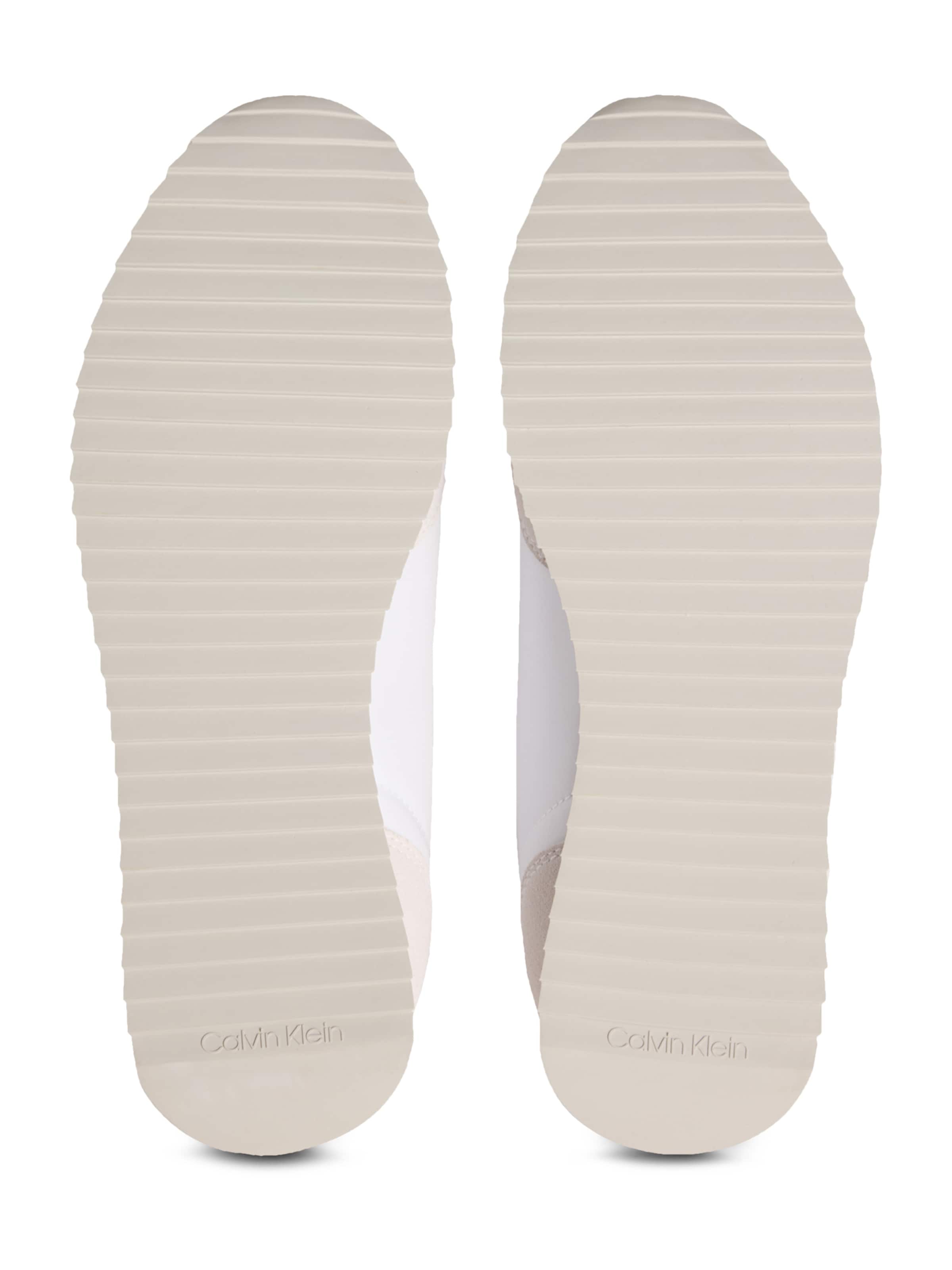 Calvin Klein Trampki niskie w kolorze biały