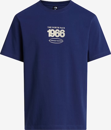 mėlyna THE NORTH FACE Marškinėliai: priekis