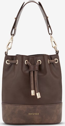 Expatrié Crossbody Bag 'Sarah Small' in Brown: front