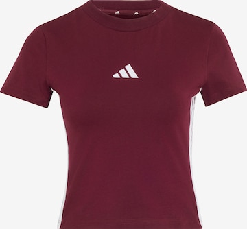 ADIDAS SPORTSWEAR Функциональная футболка 'Essential' в Коричневый: спереди