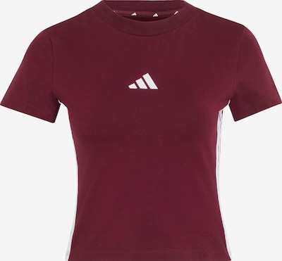 ADIDAS SPORTSWEAR Toiminnallinen paita 'Essential' koossa XS värissä kastanjanruskea / valkoinen, Tuotenäkymä