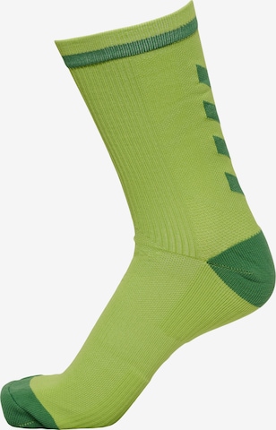 Hummel Athletic Socks 'ACTION INDOOR' in Green: front