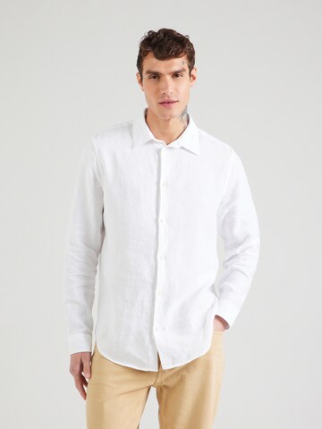 NN07 Regular fit Srajca 'Enzo' | bela barva: sprednja stran