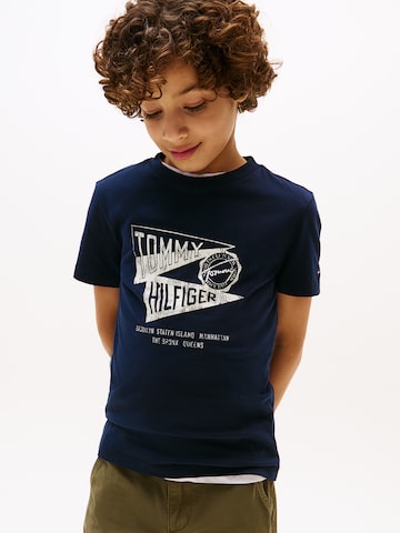 TOMMY HILFIGER Футболка в Синий: спереди