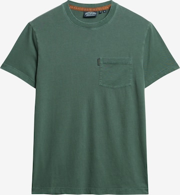 T-Shirt 'Essential' Superdry en vert : devant