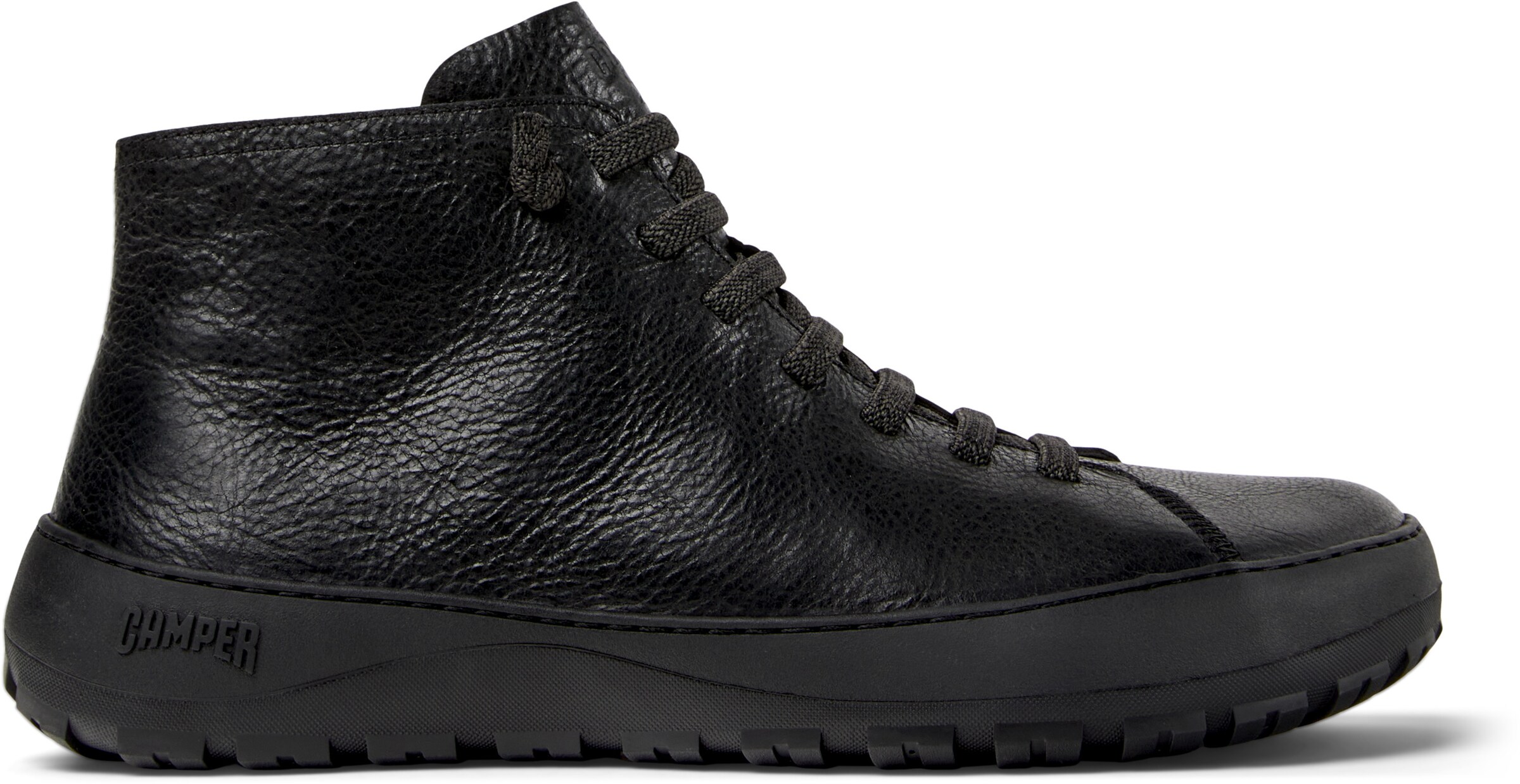 Sneaker alta 'Peu Serra' di CAMPER in nero