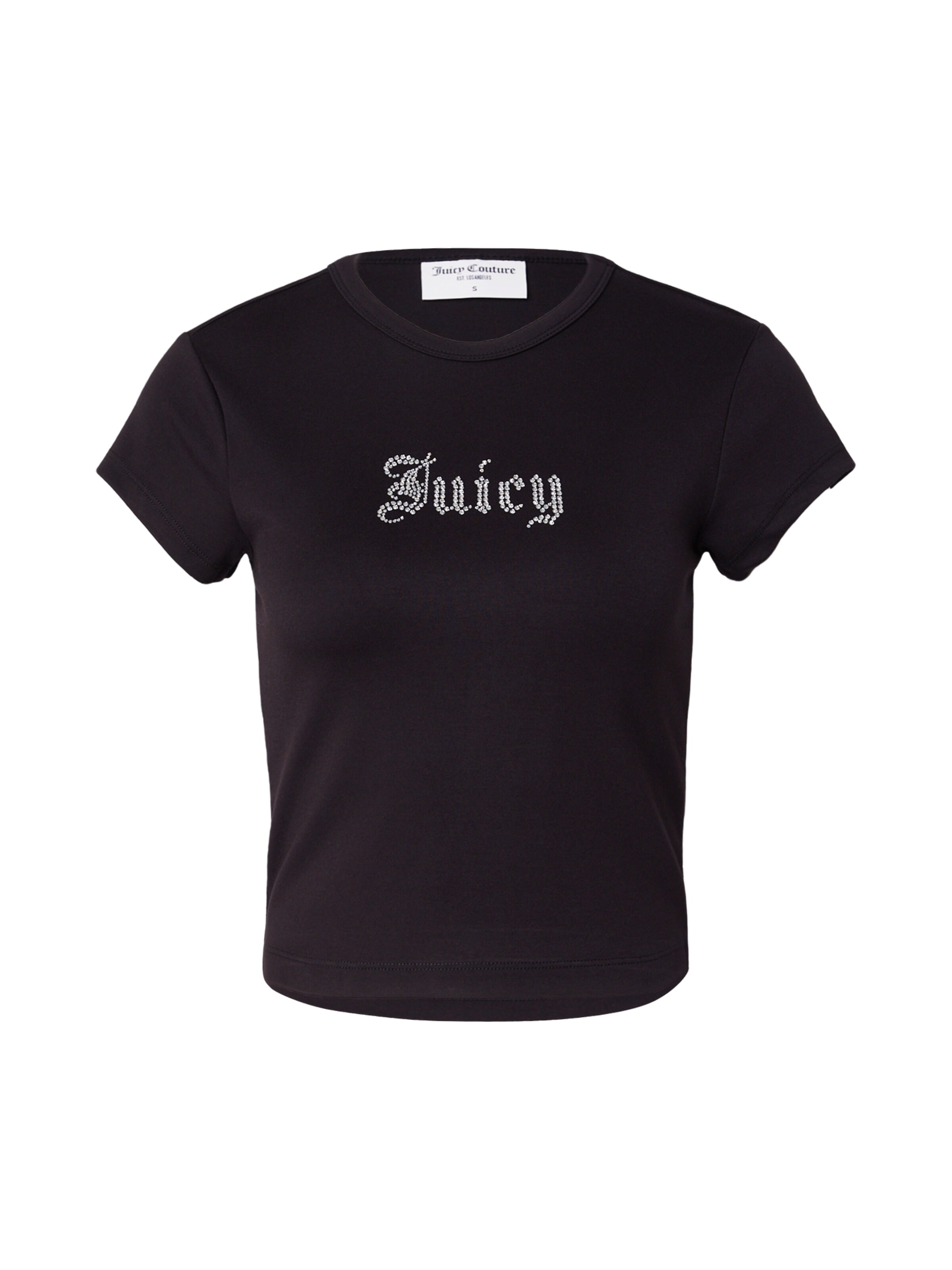 Tricou de la Juicy Couture pe negru: față
