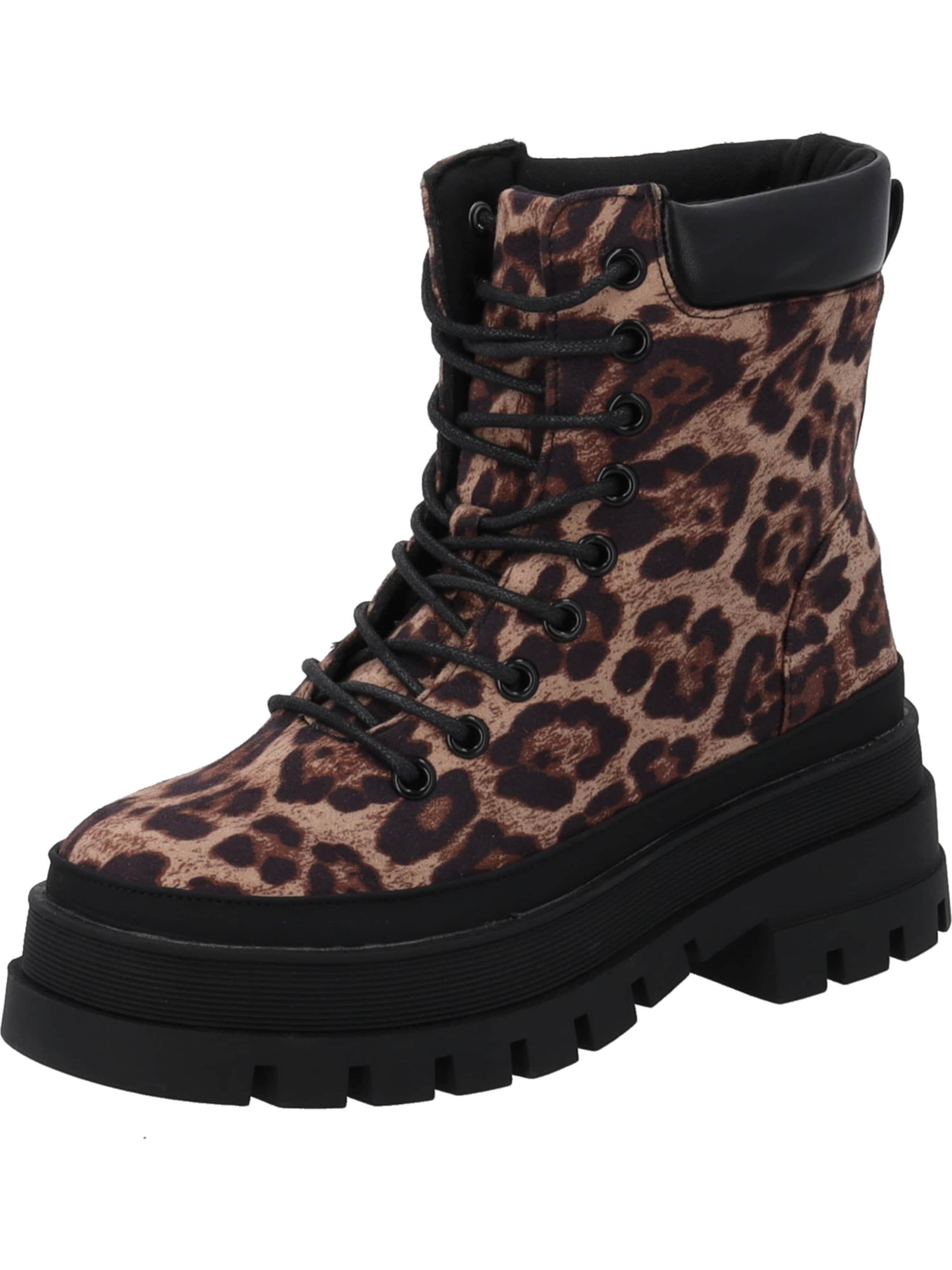 Palado by Sila Sahin Lace-up bootie in Brown: front