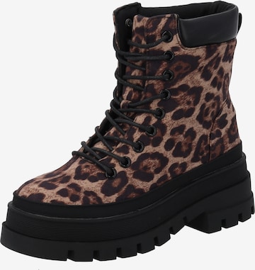 Palado by Sila Sahin Lace-up bootie in Brown: front