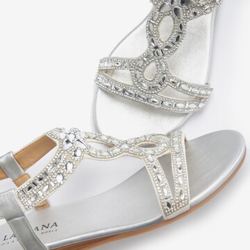LASCANA Strap sandal in Silver