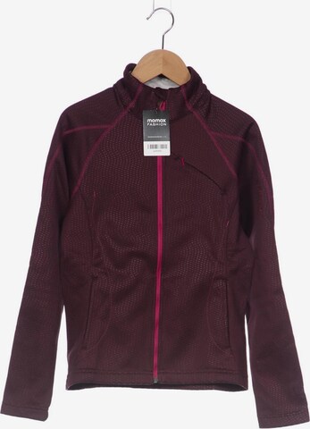 SALOMON Sweatshirt & Zip-Up Hoodie in S in Red: front