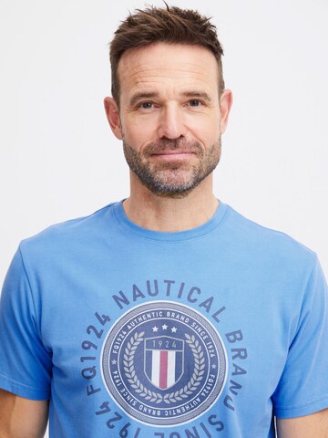 FQ1924 - Camisa 'Tom' em azul
