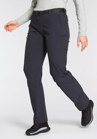 Maier Sports Regular Pants in Blue: front