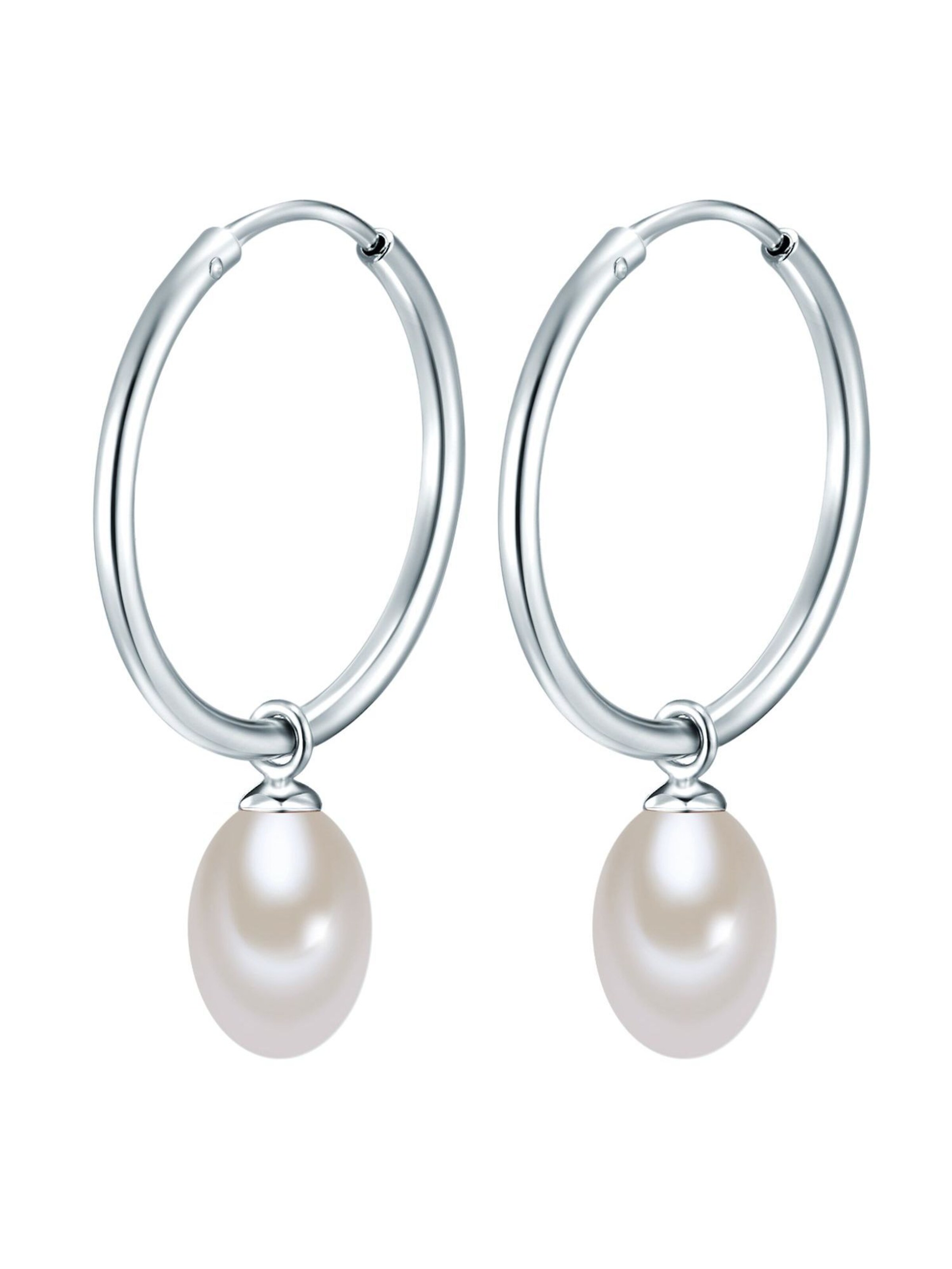 Valero Pearls Ohrringe in Silber: Vorderseite