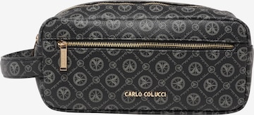 Trousse de maquillage Carlo Colucci en noir : devant