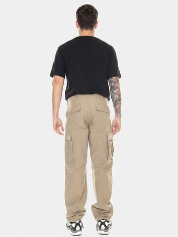 Baggy Pantaloni cargo 'Regular Cargo Pant Leather / Rinsed' di Carhartt WIP in beige
