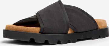 CAMPER Mules 'Brutus' in Black: front