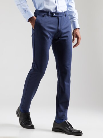regular Pantaloni chino di bugatti in blu: frontale