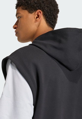 Felpa sportiva 'Soft Lux' di ADIDAS SPORTSWEAR in nero