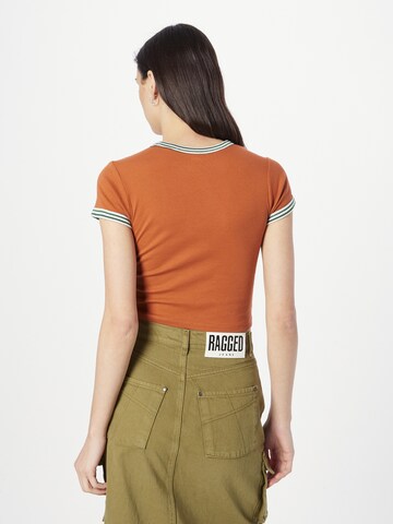 LEVI'S ® Shirt 'Graphic Ringer Mini Tee' in Oranje