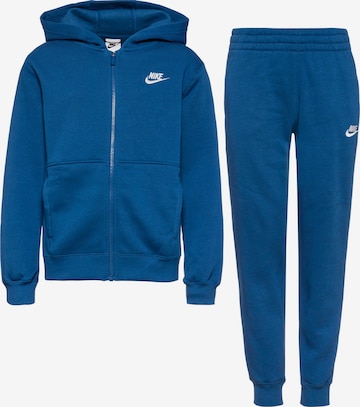 Nike Sportswear Trainingsanzug 'CLUB' in Blau: predná strana