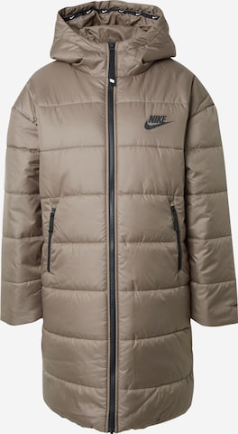 Nike Sportswear Winter Coat in Grey: front