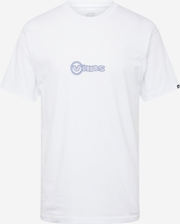 VANS T-shirt 'CIRCLE' i vit: framsida