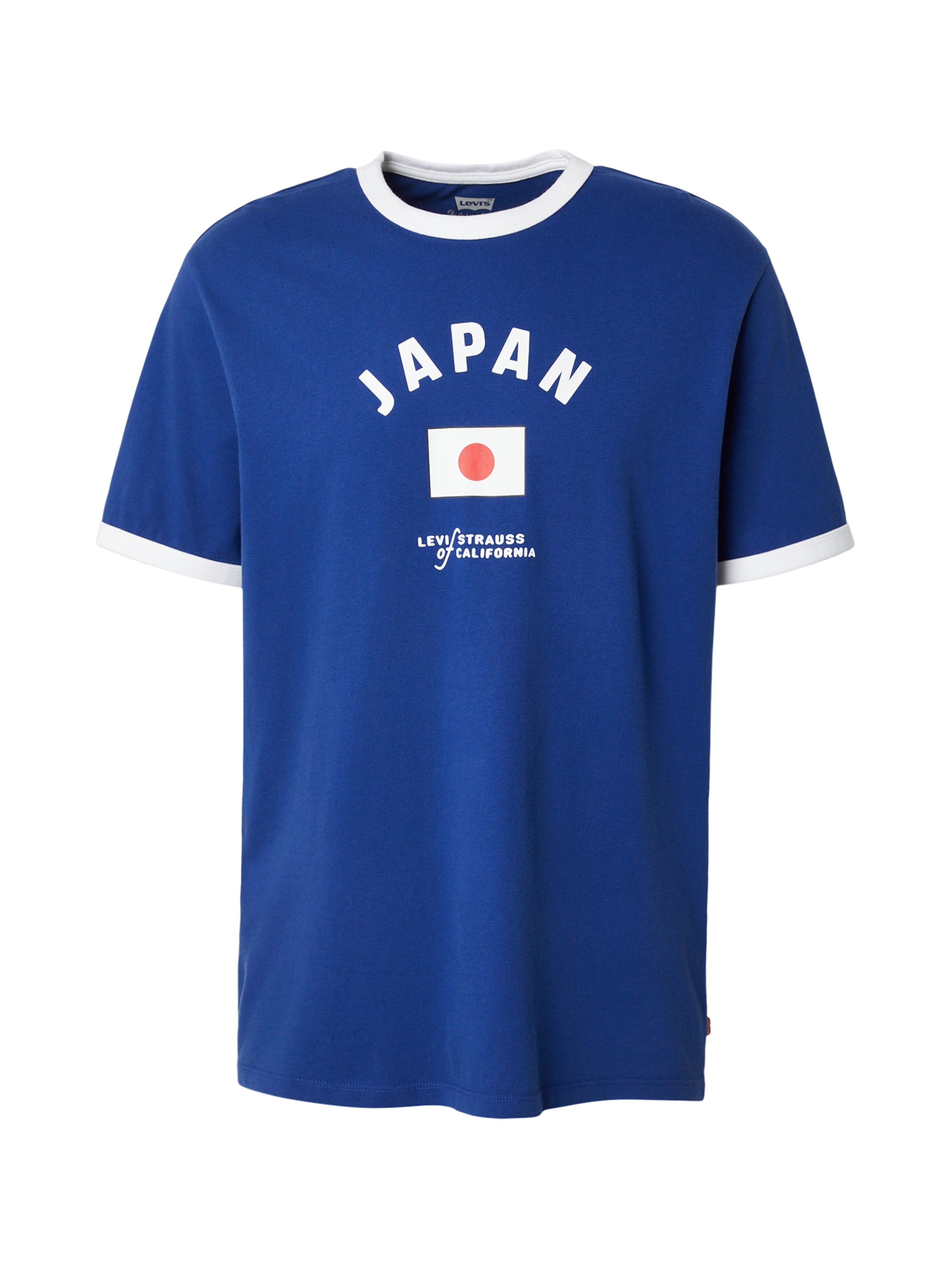 LEVI'S ® T-Shirt 'X WC RINGER' in Blau: Vorderseite